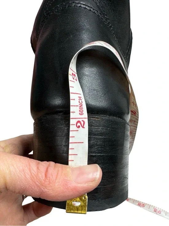 Frye | Vintage 1990’s Campus 14L Boot in Black Leather 9 - Picture 10 of 13